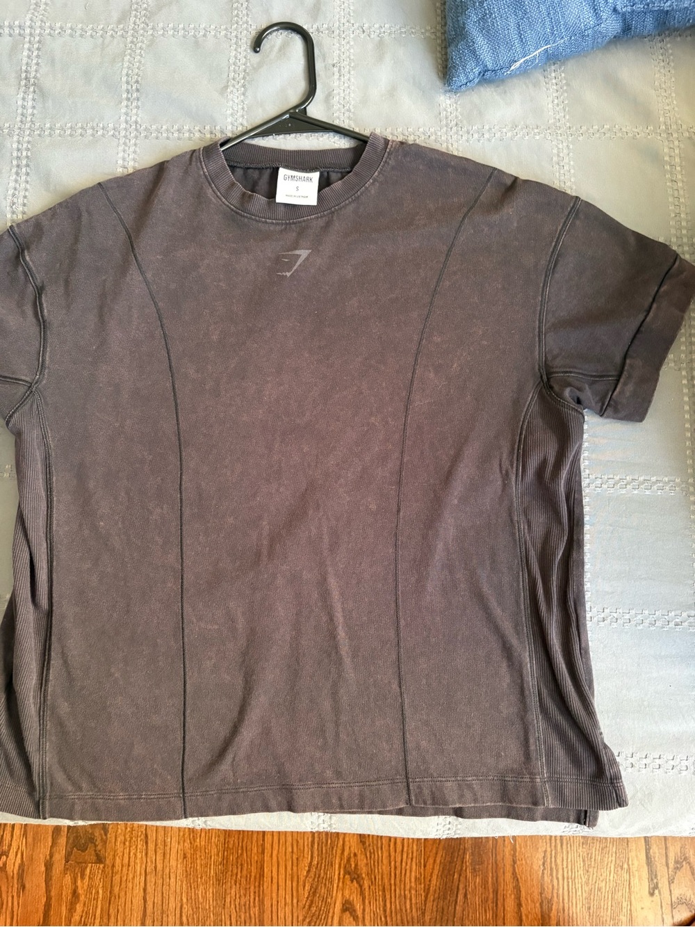 Gymshark Women's Faded Charcoal Short Sleeve Tee
